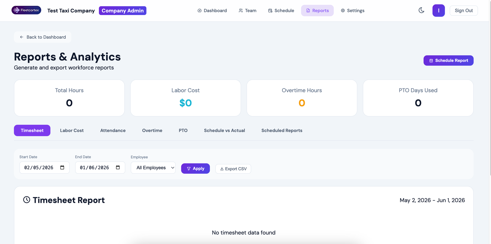 Reports & Analytics